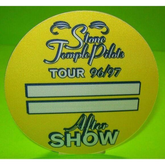 Stone Temple Pilots Backstage Concert Pass Original 1996 Hard Rock Music Vintage - Picture 1 of 2